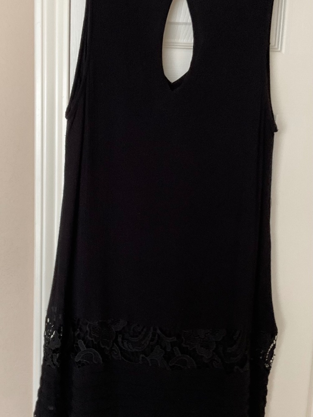 Sanctuary, sleeveless, lined dress with embroidery/lace as pictured